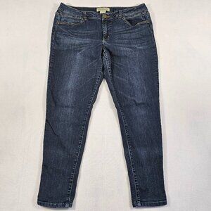 Democracy Jeans Womens 14 Blue Denim Jeggings Stretch